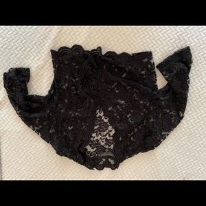 Black lace bolero